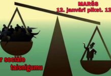 MARŠS PAR SOCIĀLO TAISNĪGUMU:12. JANVĀRA PROTESTA AKCIJAS TRĪS TĒZES