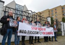 СВОБОДУ АЛЬГИРДАСУ ПАЛЕЦКИСУ! ФОТОРЕПОРТАЖ С ПИКЕТА У ПОСОЛЬСТВА ЛИТВЫ