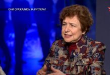 Татьяна Жданок в передаче «Они сражались за Гитлера» на телеканале «Звезда»