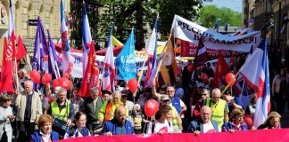 1 мая в Риге прошло массовое шествие в защиту русских школ и социальных прав трудящихся