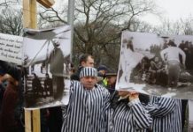 Фоторепортаж: антифашисты против шествия легионеров Ваффен СС в Риге, 16 марта 2012 года