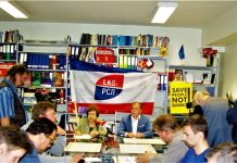 Фотогалерея с пресс-конференции лидеров списка РСЛ 2 июля 2018 года