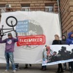 Акция протеста в Москве против распространения дезинформации