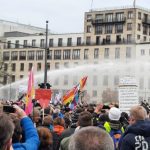 Акция протеста против мер по борьбе с коронавирусом в Берлине