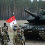 Церемония приветствия многонационального батальона НАТО под руководством США в польском Ожише