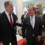 Армин Лашет и Сергей Лавров во время встречи в Бонне