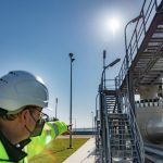 Береговые объекты на территории газораспределительного центра магистрального газопровода Северный поток-2 в Германии