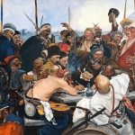 Картина Репина Письмо запорожцев турецкому султану