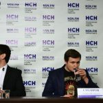 Пранкеры Вован (Владимир Кузнецов) и Лексус (Алексей Столяров) на презентации своей книги
