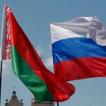 Флаги Белоруссии и России