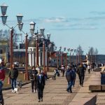 На набережной Петрозаводска