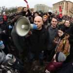Оппозиционер Пивоваров на несогласованном митинге