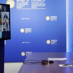 Russia President Putin meets with heads of world’s leading news agencies
