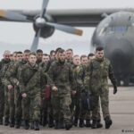 Солдаты бундесвера на аэродроме Каунаса