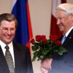 Борис Ельцин и Анатолий Горбунов
