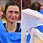 Объятия украинской и российской спортсменок на Олимпиаде
