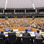 Зал заседаний Европарламента в Страсбурге