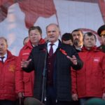 Российские коммунисты во главе с Зюгановым