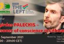 АЛЬГРИДАС ПАЛЕЦКИС – ЛИТОВСКИЙ УЗНИК СОВЕСТИ. ВЫДЕРЖКИ С МЕРОПРИЯТИЯ