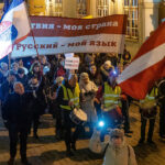 Акция протеста против ущемления русского языка