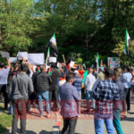 Митинг беженцев из Афганистана в Киеве