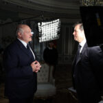 Президент Лукашенко даёт интервью журналисту СNN