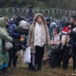 Беженцы на границе Белорусси и Польши
