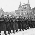 Парад на Красной площади осенью 1941 года