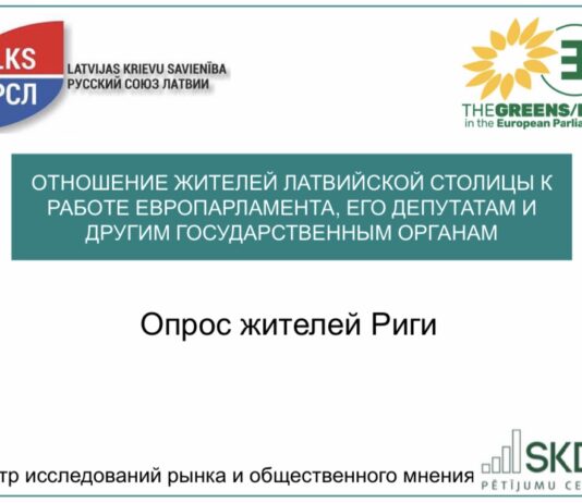 ИССЛЕДОВАНИЕ: ОПРОС ЖИТЕЛЕЙ РИГИ