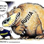 Россия против Украины карикатура