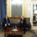 28 декабря 2021. Владимир Путин и Касым-Жомарт Токаев во время встречи в рамках саммита руководителей государств СНГ