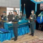 Прощание с подполковником Сандибеком Хаировым