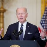 Президент США Джо Байден, 15 февраля 2022 года