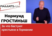 НОРМУНДС ГРОСТИНЬШ: ПОЧЕМУ БАСТУЮТ КРЕСТЬЯНЕ В ГЕРМАНИИ?
